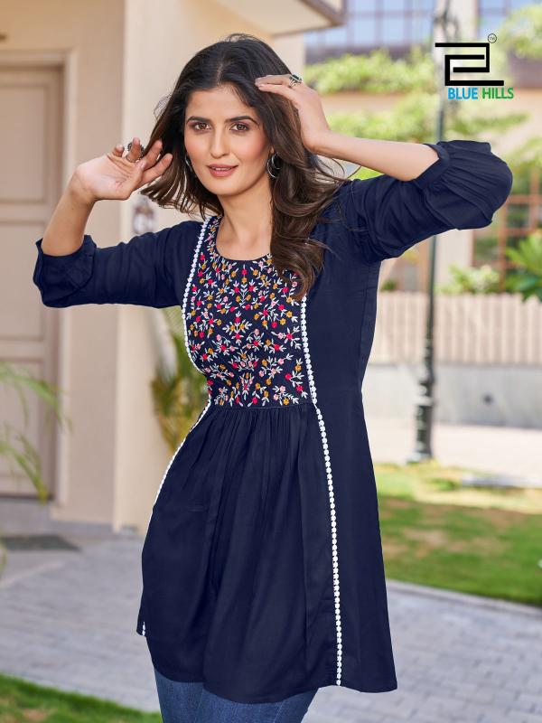 Blue Hills Sofia Vol 5 Rayon Western Ladies Top Collection